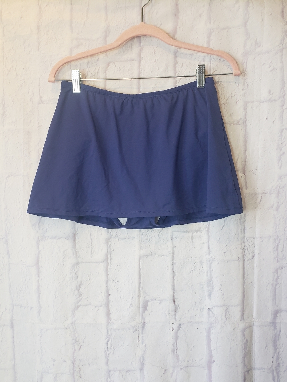 24th & OCEAN Royal Blue Swimsuit Bottoms Attached Skirt Small